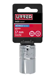 [Dado cuadro de 1/2", 12 puntas, métrico, 17 mm Urrea] 5417M