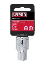 [Dado cuadro de 1/2", 6 puntas, en pulgadas, 1/2" Urrea] 5416H