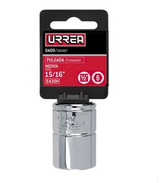 [Dado cuadro de 1/2", 6 puntas, en pulgadas, 15/16" Urrea] 5430H