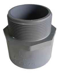 [AMPVC80] ADAPTADOR MACHO PVC CED80 2"