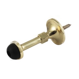 [PF0224] TOPE PARA PUERTA RECTO LATON PULIDO