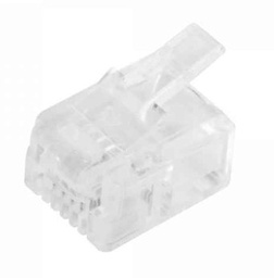 [FU0655] PLUG MODULAR 4 CONTACTOS RJ11