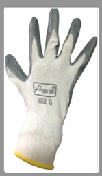 [0852] GUANTE PALMA DE NITRILO BLANCO LION TOOLS  (0852)