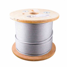 [B-227] CABLE DE ACERO ALMA DE FIBRA FC 6X26 3/4" ROLLO 1000M