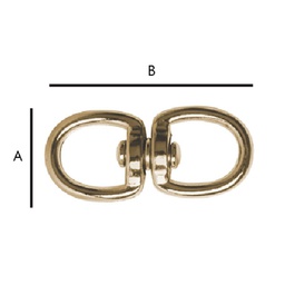 [C-00795] DESTORCEDOR LATON 1" (PRECIO X PIEZA - EMPAQUE GRANEL)