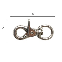 [C-00890] BANDOLA GATILLO NIQUELADO 1/2" (PRECIO X PIEZA - EMPAQUE GRANEL)