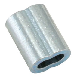 [C-01080] CASQUILLO DE ALUMINIO DOBLE 3/16"