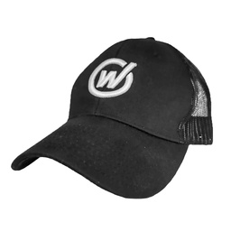 [CAM73] GORRA MALLA LOGO 3D W - NEGRO