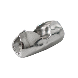 [D-590] CONECTOR D/CADENA BOLA ACERO NIQU. #3 2.4MM (PRECIO X PZA - BOLSA C/100PZAS)