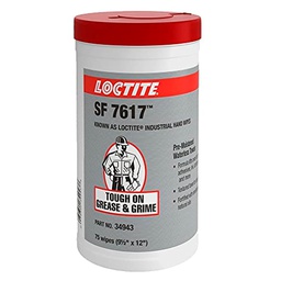 [LT-490110] LOCTITE 34943 TOALLAS INDUSTIRALES PARA LIMPIEZA (75 TOALLAS) 24 x 30 cm