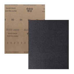 [LW-1025] HOJA DE LIJA DE AGUA CARBURO SILICIO 9" x 11" G150 (Precio x pieza - Empaque c/100 pzas)