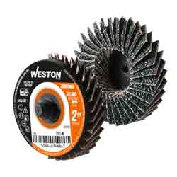 [MF-13004] MINI DISCO LAMINADO D/CAMBIO RAPIDO 2" TIPO R ZIRCONIA G120 (Precio x Pieza – Bolsa c/20 pzs)