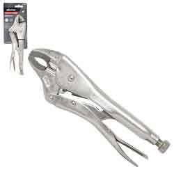 [PP-0015] PINZA DE PRESION C/MORDAZA CURVA CRV 10'' (10CR) (CAJA C/6 PZAS - PRECIO X PIEZA)