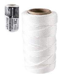 [SA-305-6130] HILO PARA ALBAÑIL DE POLIPROPILENO CAL. 18 BLANCO MED 100M